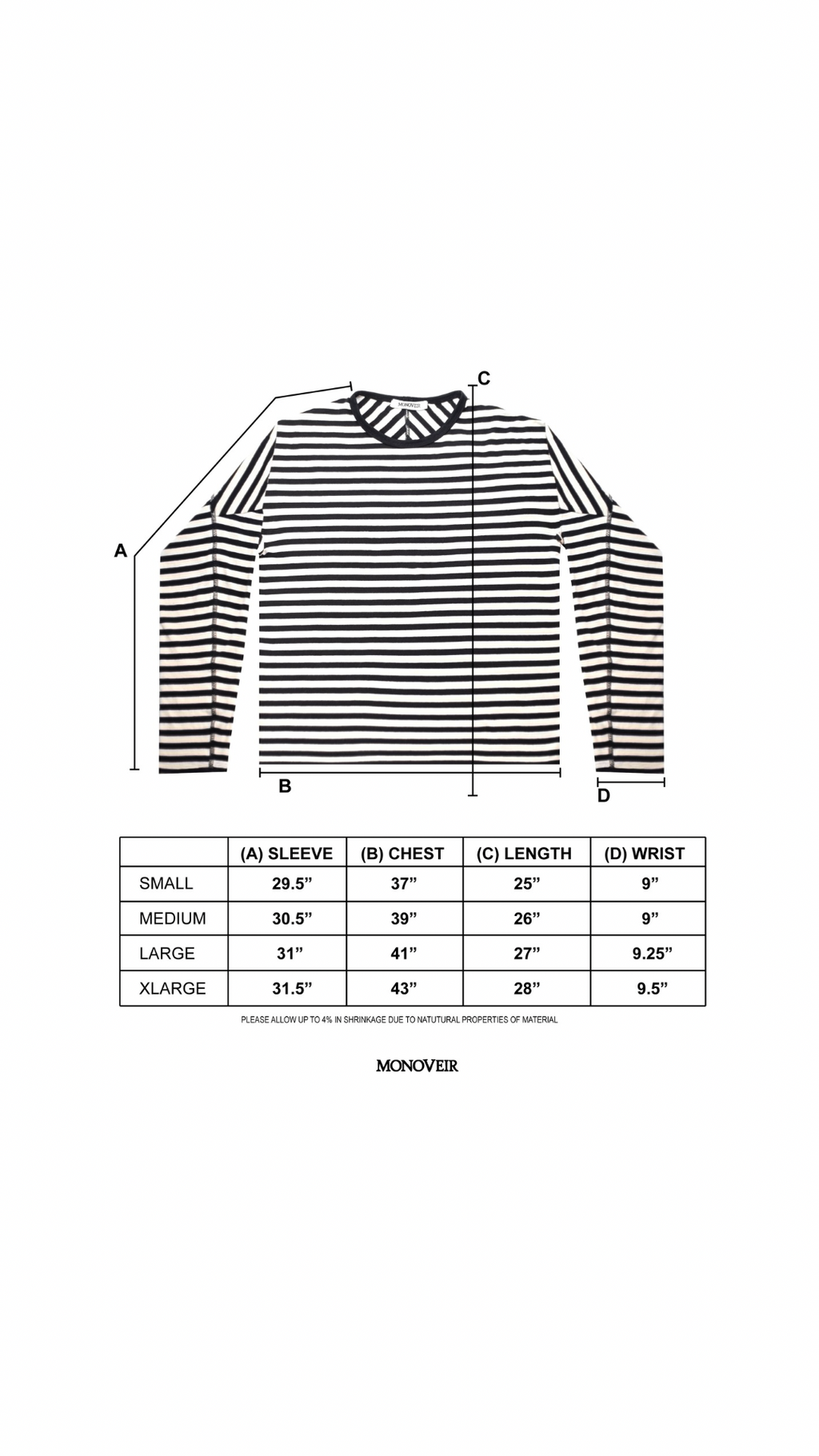 Chevron long sleeve