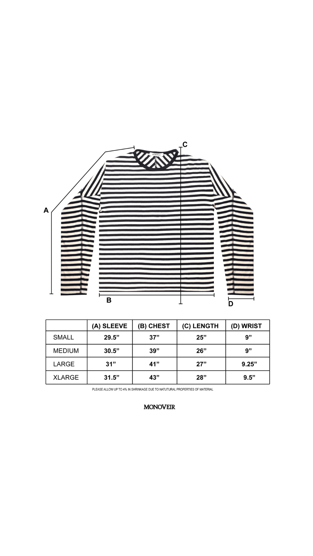 Chevron long sleeve